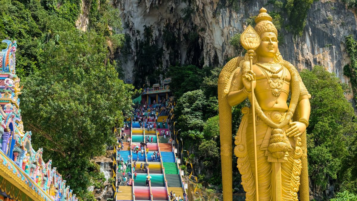 Murugan statue in Batu Caves